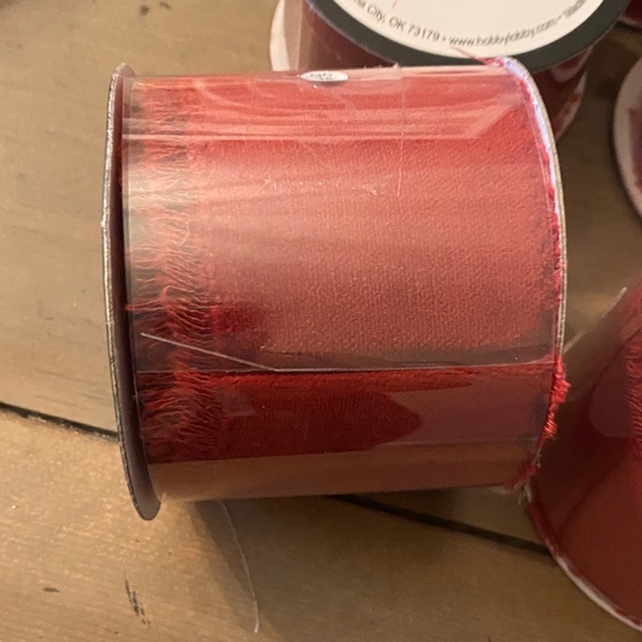 Red Velvet Ribbon Set - Picture 2 of 14